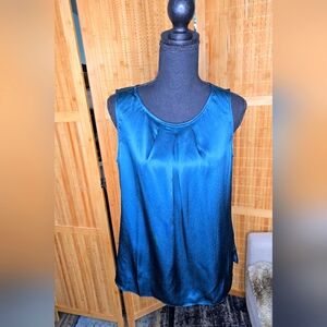 Elegant Blue Sleeveless Top